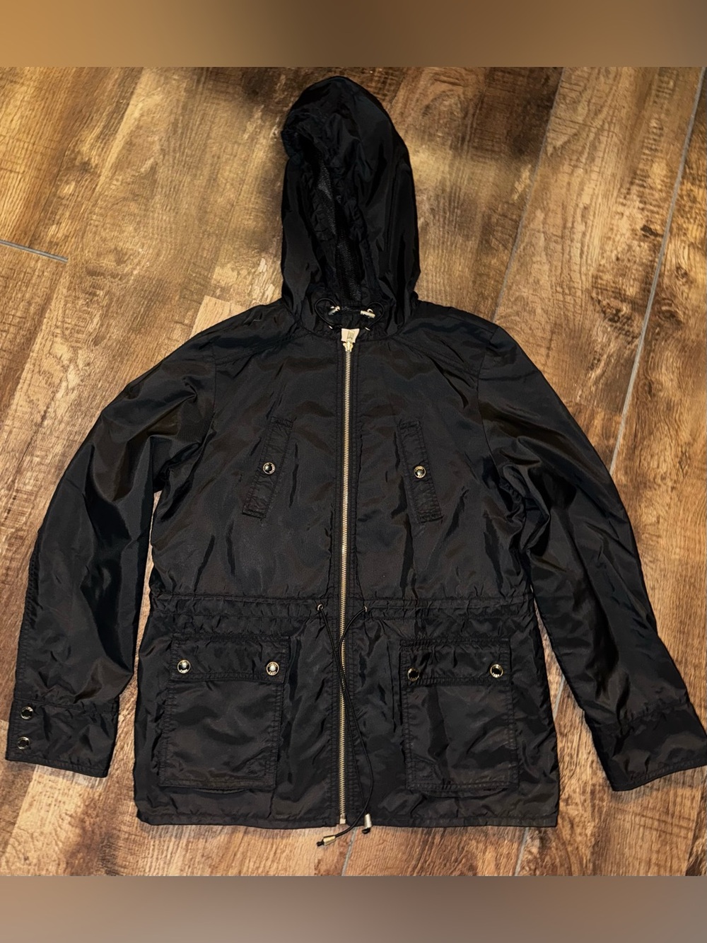 Michael Kors Black Hooded Jacket
